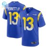 Mens Los Angeles Rams Stetson Bennett Nike Royal Team Game Jersey stylepulseusa 1