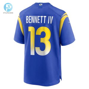 Mens Los Angeles Rams Stetson Bennett Nike Royal Team Game Jersey stylepulseusa 1 2