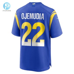 Mens Los Angeles Rams Michael Ojemudia Nike Royal Game Jersey stylepulseusa 1 2