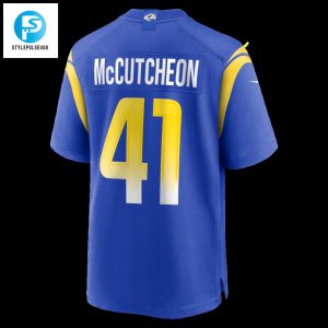 Mens Los Angeles Rams Cameron Mccutcheon Nike Royal Game Jersey stylepulseusa 1 2