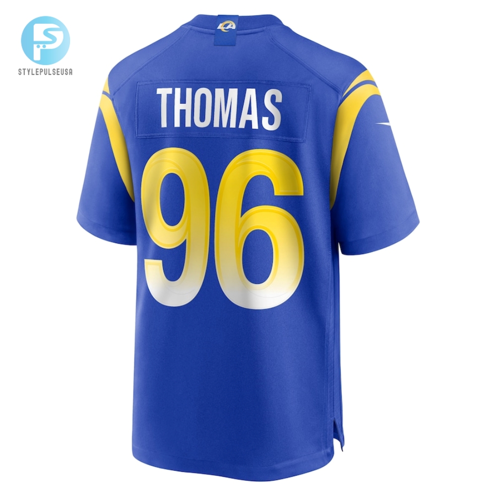 Mens Los Angeles Rams Keir Thomas Nike Royal Game Player Jersey stylepulseusa 1 2