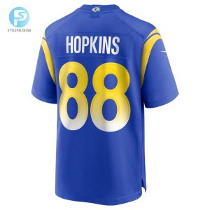 Mens Los Angeles Rams Brycen Hopkins Nike Royal Game Jersey stylepulseusa 1 2