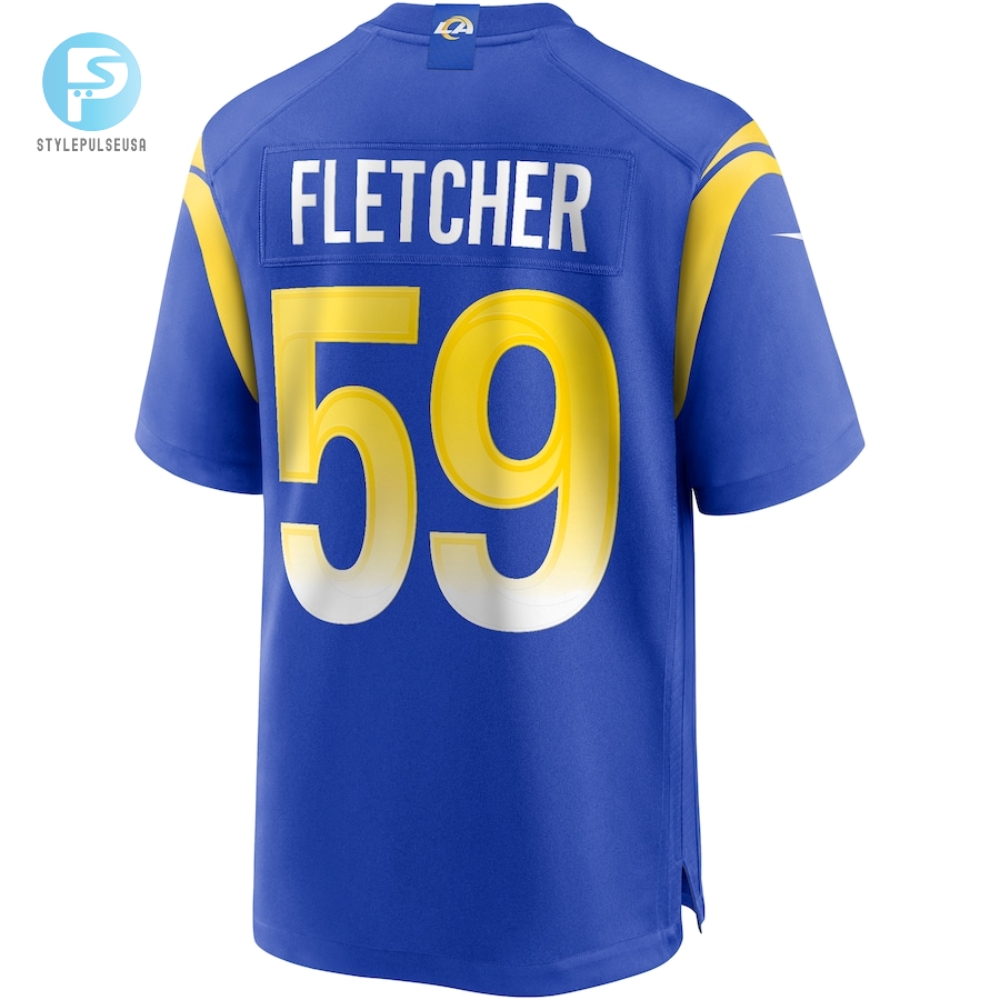 Mens Los Angeles Rams London Fletcher Nike Royal Game Retired Player Jersey stylepulseusa 1 2