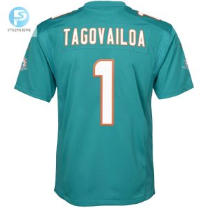 Youth Miami Dolphins Tua Tagovailoa Nike Aqua Game Jersey stylepulseusa 1 2