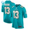 Mens Miami Dolphins Dan Marino Nike Aqua Game Retired Player Jersey stylepulseusa 1