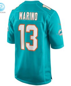 Mens Miami Dolphins Dan Marino Nike Aqua Game Retired Player Jersey stylepulseusa 1 2