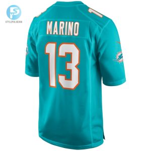 Mens Miami Dolphins Dan Marino Nike Aqua Game Retired Player Jersey stylepulseusa 1 2