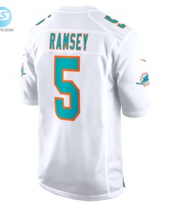 Mens Miami Dolphins Jalen Ramsey Nike White Away Game Jersey stylepulseusa 1 2