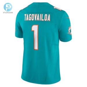 Mens Miami Dolphins Tua Tagovailoa Nike Aqua Vapor F.U.S.E. Limited Jersey stylepulseusa 1 2