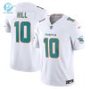 Mens Miami Dolphins Tyreek Hill Nike White Vapor F.U.S.E. Limited Jersey stylepulseusa 1