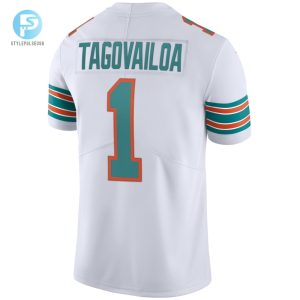 Mens Miami Dolphins Tua Tagovailoa Nike White 2Nd Alternate Vapor Limited Jersey stylepulseusa 1 2