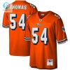 Mens Miami Dolphins Zach Thomas Mitchell Ness Orange Legacy Replica Jersey stylepulseusa 1