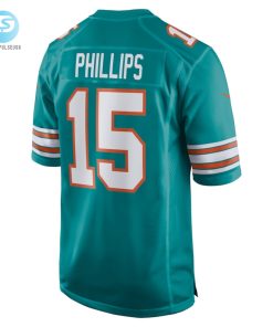 Mens Miami Dolphins Jaelan Phillips Nike Aqua Alternate Game Jersey stylepulseusa 1 2
