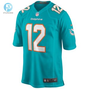 Mens Miami Dolphins Bob Griese Nike Aqua Game Retired Player Jersey stylepulseusa 1 1
