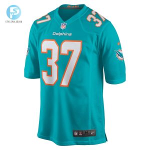 Mens Miami Dolphins Darrynton Evans Nike Aqua Team Game Jersey stylepulseusa 1 1