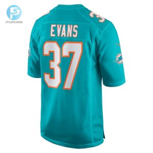 Mens Miami Dolphins Darrynton Evans Nike Aqua Team Game Jersey stylepulseusa 1 2