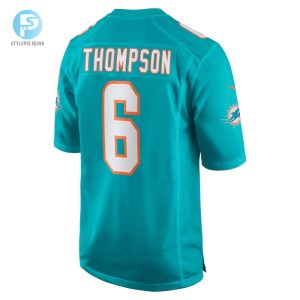 Mens Miami Dolphins Skylar Thompson Nike Aqua Team Game Jersey stylepulseusa 1 2