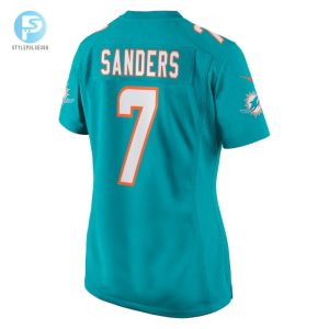 Womens Miami Dolphins Jason Sanders Nike Aqua Game Jersey stylepulseusa 1 2