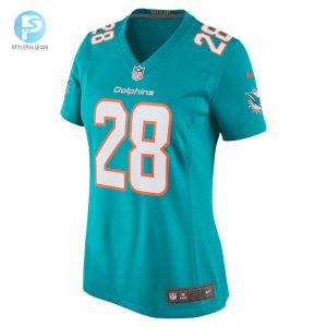 Womens Miami Dolphins Devon Achane Nike Aqua Player Game Jersey stylepulseusa 1 1