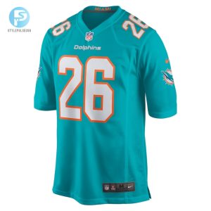 Mens Miami Dolphins Salvon Ahmed Nike Aqua Game Jersey stylepulseusa 1 1