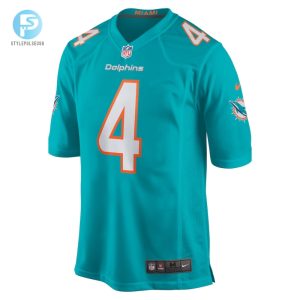 Mens Miami Dolphins Kader Kohou Nike Aqua Game Player Jersey stylepulseusa 1 1