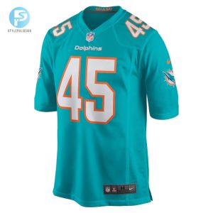 Mens Miami Dolphins Duke Riley Nike Aqua Game Jersey stylepulseusa 1 1