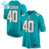 Mens Miami Dolphins Nik Needham Nike Aqua Game Jersey stylepulseusa 1