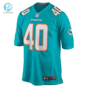 Mens Miami Dolphins Nik Needham Nike Aqua Game Jersey stylepulseusa 1 1