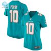 Womens Miami Dolphins Malcolm Perry Nike Aqua Game Jersey stylepulseusa 1