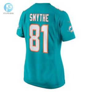 Womens Miami Dolphins Durham Smythe Nike Aqua Game Jersey stylepulseusa 1 2