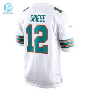 Mens Miami Dolphins Bob Griese Nike White Retired Player Jersey stylepulseusa 1 2