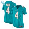 Womens Miami Dolphins Kader Kohou Nike Aqua Game Player Jersey stylepulseusa 1