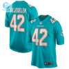 Mens Miami Dolphins Clayton Fejedelem Nike Aqua Game Jersey stylepulseusa 1