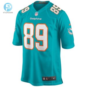 Mens Miami Dolphins Nat Moore Nike Aqua Game Retired Player Jersey stylepulseusa 1 1