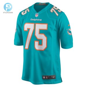 Mens Miami Dolphins Greg Little Nike Aqua Game Jersey stylepulseusa 1 1