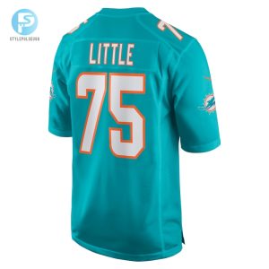 Mens Miami Dolphins Greg Little Nike Aqua Game Jersey stylepulseusa 1 2