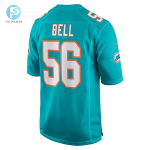 Mens Miami Dolphins Quinton Bell Nike Aqua Game Jersey stylepulseusa 1 2