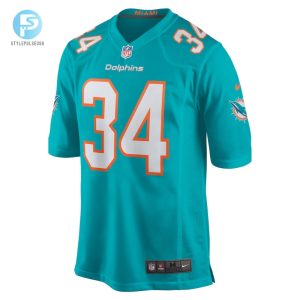 Mens Miami Dolphins Parry Nickerson Nike Aqua Team Game Jersey stylepulseusa 1 1