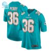 Mens Miami Dolphins Jamal Perry Nike Aqua Home Game Player Jersey stylepulseusa 1