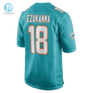 Mens Miami Dolphins Erik Ezukanma Nike Aqua Game Player Jersey stylepulseusa 1 2