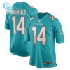 Mens Miami Dolphins Trent Sherfield Nike Aqua Game Player Jersey stylepulseusa 1