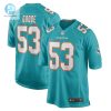 Mens Miami Dolphins Cameron Goode Nike Aqua Game Player Jersey stylepulseusa 1