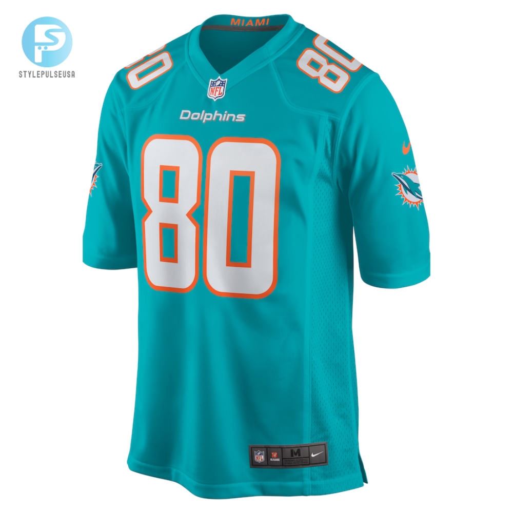 Mens Miami Dolphins Tanner Conner Nike Aqua Home Game Player Jersey 