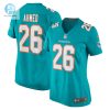 Womens Miami Dolphins Salvon Ahmed Nike Aqua Game Jersey stylepulseusa 1