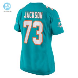 Womens Miami Dolphins Austin Jackson Nike Aqua Game Jersey stylepulseusa 1 2