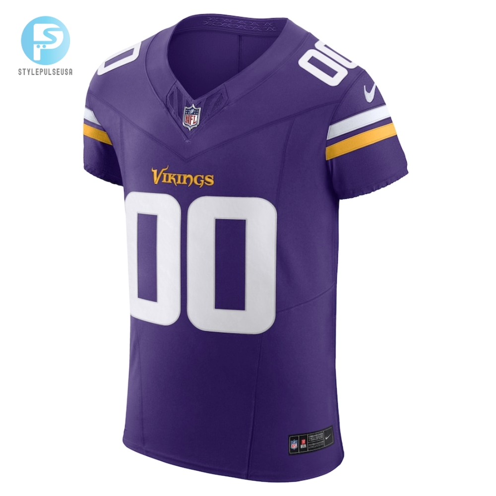 Mens Minnesota Vikings Nike Purple Vapor F.U.S.E. Elite Custom Jersey 