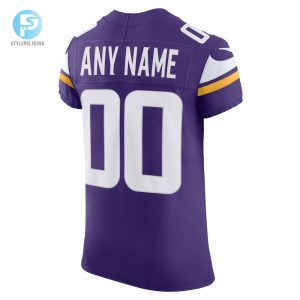 Mens Minnesota Vikings Nike Purple Vapor F.U.S.E. Elite Custom Jersey stylepulseusa 1 2