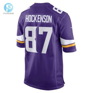 Mens Minnesota Vikings T.J. Hockenson Nike Purple Game Player Jersey stylepulseusa 1 2