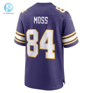 Mens Minnesota Vikings Randy Moss Nike Purple Classic Retired Player Game Jersey stylepulseusa 1 2