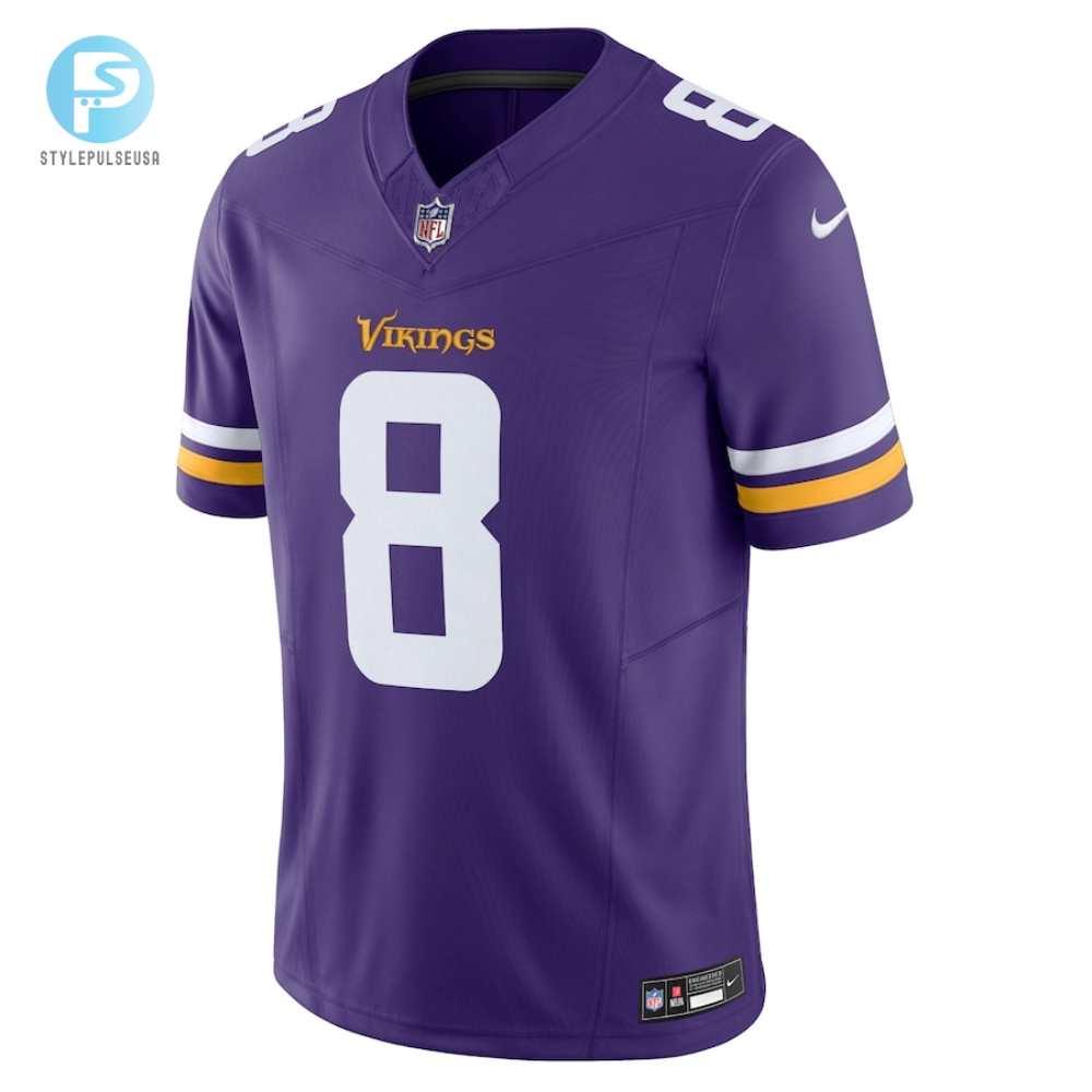 Mens Minnesota Vikings Kirk Cousins Nike Purple Vapor F.U.S.E. Limited Jersey 